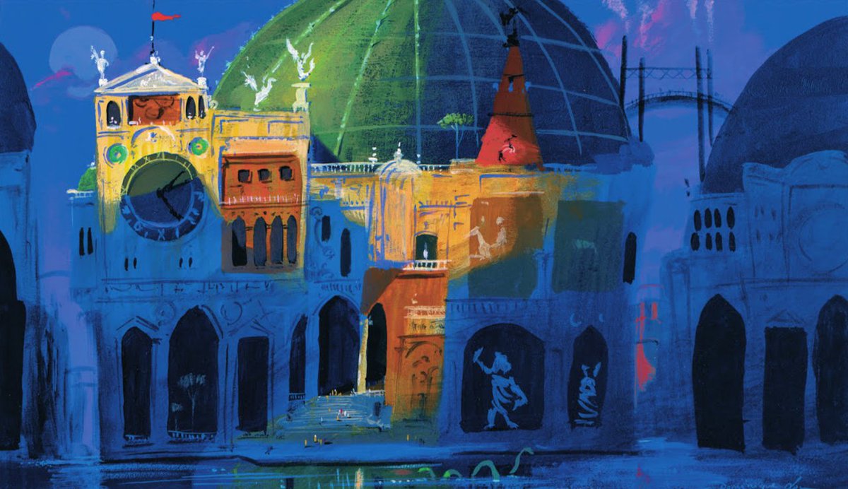 ani_obsessive's tweet photo. Concept art by Dominique Louis for Monsters, Inc. (2001), dir. Pete Docter, Pixar Animation Studios https://t.co/l1BJBoLqKK