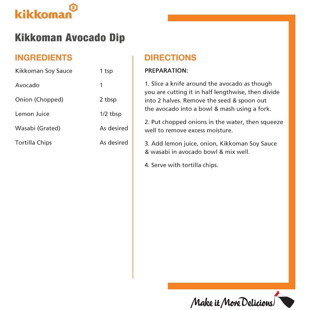 KikkomanIndia's tweet photo. Thinking of Dips and Chips? Try this simple yet amazing recipe and make your food more delicious!
#CookWithKikkoman #ElevateYourFood #MakeHealthyFoodMoreDelicious
#Kikkoman #KikkomanIndia #Recipe #RecipeOfTheDay #Recipes https://t.co/DEIMouLVWZ