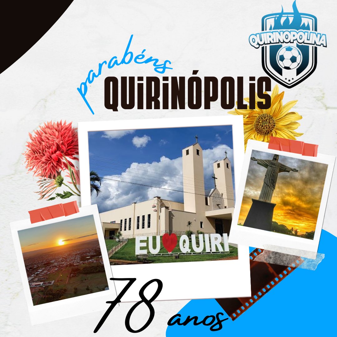 quirinopolina's tweet photo. Parabéns Quirinópolis!!! 78 anos de muitas histórias! 🙏🏻
#quirinopolis #quirinopolina https://t.co/fSekolbjRf