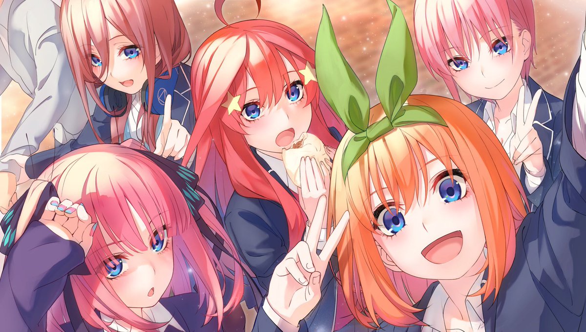 アニメに全く興味がなかった俺が最近五等分の花嫁にめっちゃくちゃハマってシーズン1.22回見て漫画も全巻買って一日で60話読んでしまってる。