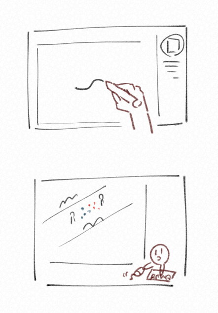 他の配信者さんがやってた、
実際のお絵かきソフトの上にペン持ってる手を重ねて表示するのは、マウスカーソル入力で実装できることが分かったし、
右下マスコット的なのが特定のキー操作をするのは、キー操作でたぶんできる。たぶん。
VtubeStudioすげーな!! https://t.co/zfLNyqEBkF