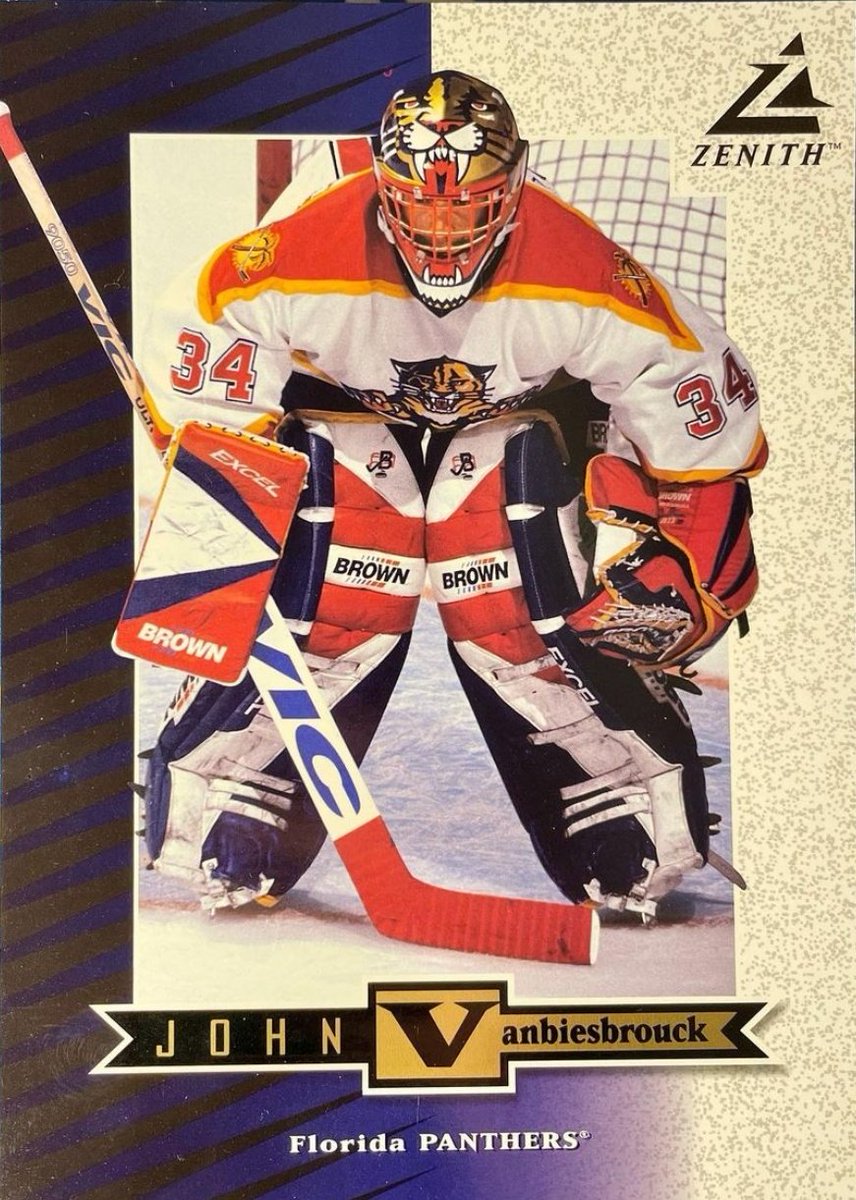 John Vanbiesbrouck Florida Panthers Pinnacle Card @FlaPanthers #NHL #FlaPanthers https://t.co/kOoSdud2y3