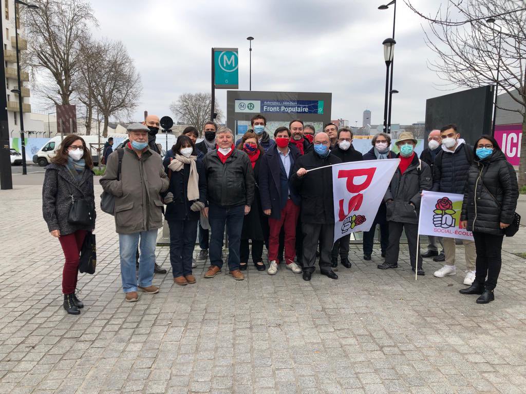 PSfederation92's tweet photo. Les socialistes de Hauts de Seine sont bien présents, en force, pour soutenir @Anne_Hidalgo #Hidalgo2022 https://t.co/hduWFCmdSk