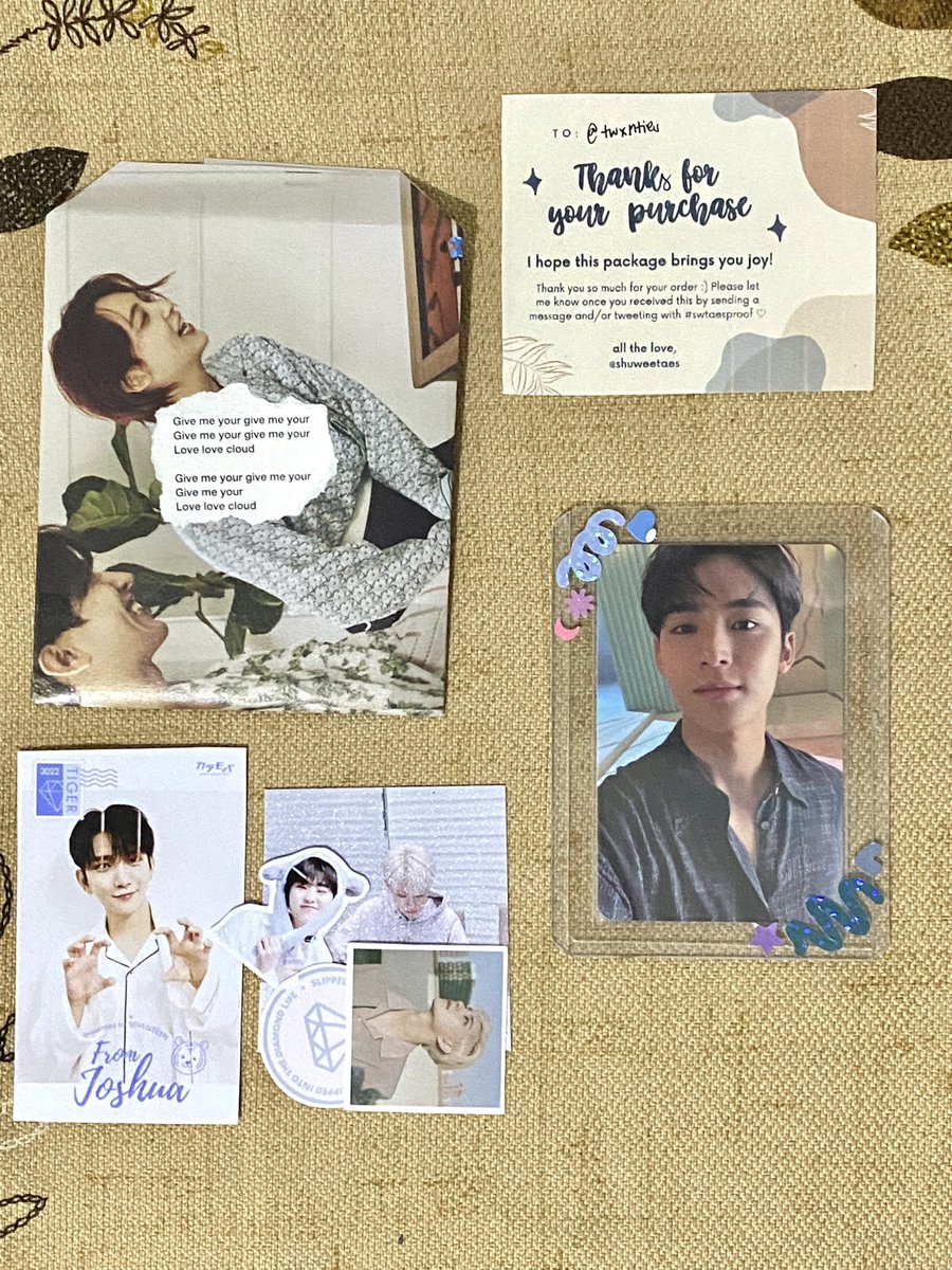 twxnties's tweet photo. 。゚゚・。・゚゚。
゚。gyu attacca beatroad mail day !
゚・。・
my jowa (di mo sure if yung pc or yung nasa envelope hulaan mo) is home 🤪 thank you as always @shuweetaes for being accommodating and for giving constant updates abt the hatian ! 1000/10 seller 💗
#swtaesproof https://t.co/nhJYrGbDXT