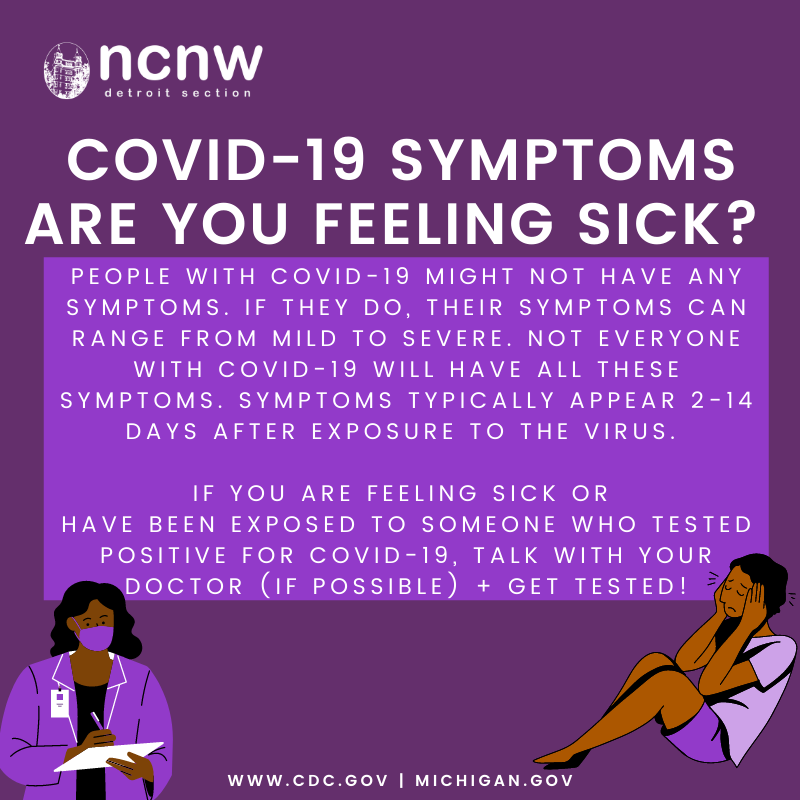 NCNWDetroit's tweet photo. Are you feeling sick? Stay home, except to seek medical care. Separate yourself from others. Monitor your symptoms. Get tested.

Call  211 or 888-535-6136, for COVID information, or for testing and vaccine locations.

#ncnwdetroit #communityhealth #ncnwstrong #staysafe https://t.co/4kC2fZXRgK