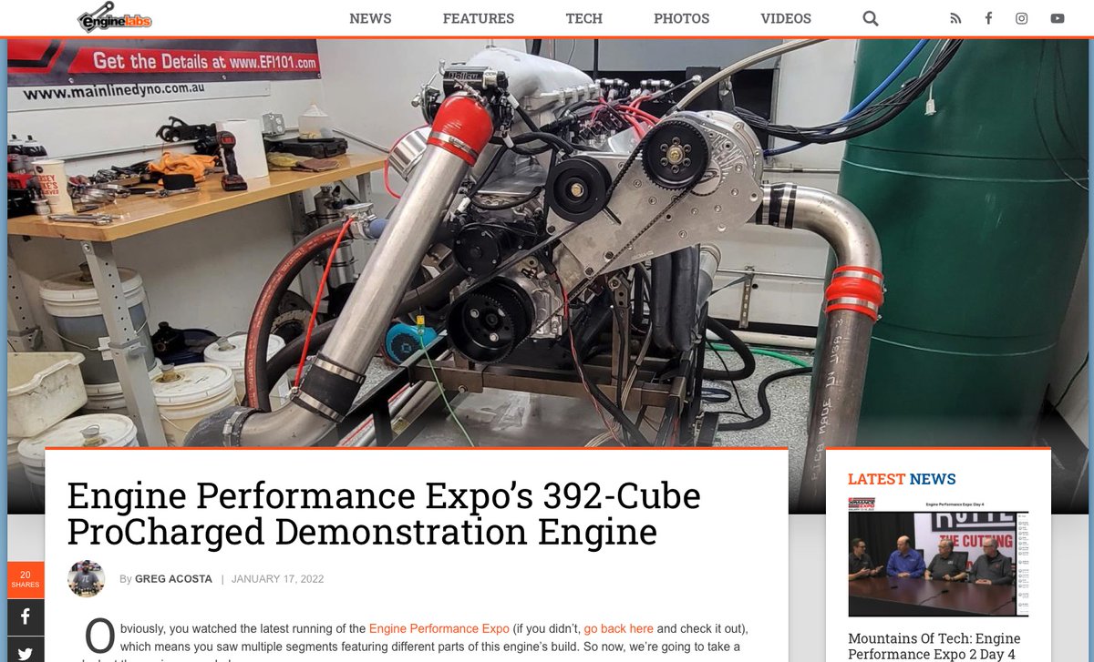 SealTotal's tweet image. The Engine Performance Expo LS build came to life last week, and here's a detailed account of the engine from Greg Acosta:

enginelabs.com/tech-stories/e…

#Boosted #LSpower #LSnation #Piston #PistonRing #Dyno #EngineBuild #Horsepower #EFIUniversity #EFI #Gapless #GasPorted #TotalSeal