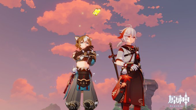 2万年ぶりに原神してかずゴロホモ堪能してる #PS4share 