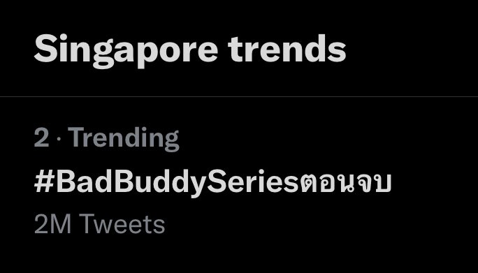 ohmnanon_SG's tweet photo. #BadBuddySeriesตอนจบ in less than 25 hrs

✨ Reached 2M tweet on Twitter 
✨ Part 1-4 reached 1M views on Youtube

It also trended in Singapore trend for more than 24 hrs (ranking 2nd now) 💚❤️

@ohmpawatt @mynameisnanon 

#ohmpawat #mynameisnanon #โอมนนน #ohmnanon https://t.co/lXdGVXDfv8