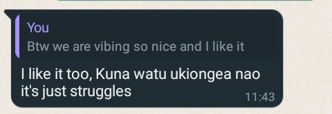 njanja_dennis's tweet photo. Wanaume, this what I'm talking about. Become easy to talk to and the lady will be over you. You won't do much in chasing and the talking stage will be easy leading to the next stage😊😊. Thank me later. https://t.co/qg0srCKps2