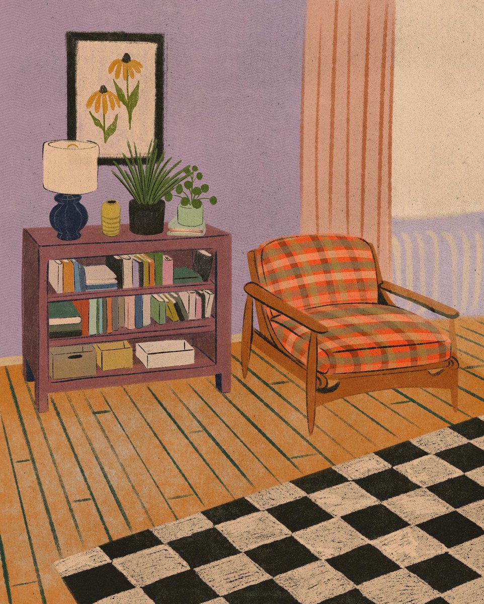 haleytippmann's tweet photo. 🪟 ♟ 🪴 📚 #illustration https://t.co/zlGmfdTuX1