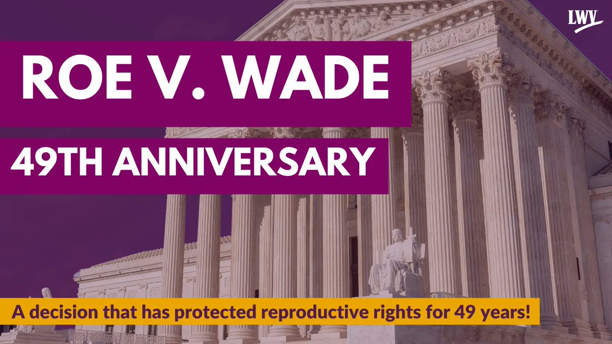 Today marks the 49th anniversary of #RoeVWade. Overturning Roe v. Wade threatens our fundamental freedom to make personal decisions! #AbortionIsEssential 

 bit.ly/3GPYMAM