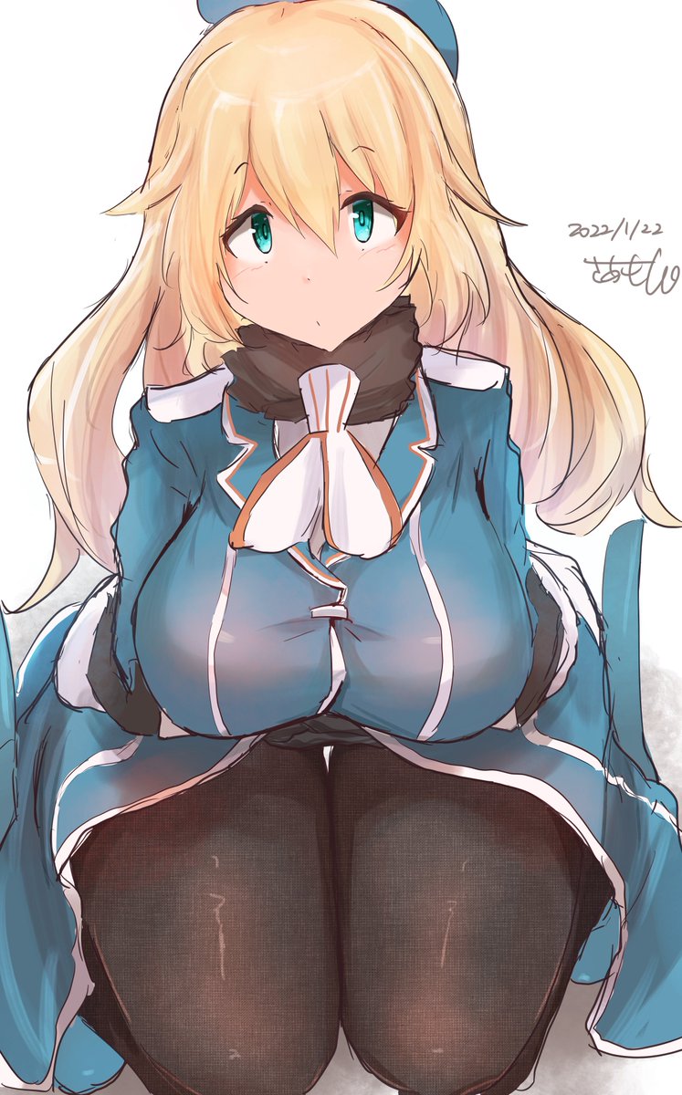 愛宕(艦隊これくしょん) 「じー 」|さあもん@残4件のイラスト