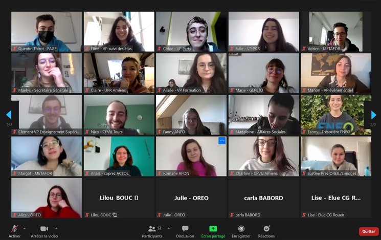 La_FNEO's tweet photo. #CA | Le 1er Conseil d'Administration de la FNEO se tient ce week-end à #distance. C'est l'occasion pour le Bureau National et les #administrateurs d'échanger sur divers sujets 📚
Au programme pour ce 1er jour :
➡️ Vote de la #politiquegénérale
➡️ #Élections
➡️ Groupes de travail https://t.co/wSmBU1qaWM