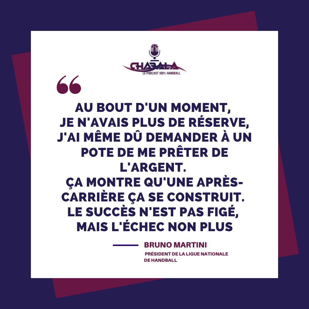 ChabalaPodcast's tweet photo. 🎙Chabala #10

Dans son livre « Le Handball est un sport de combat » (@mareuileditions), Bruno Martini évoque de nombreux souvenirs de sa carrière et de sa vie. 

🎧 Retrouvez l’épisode avec Bruno Martini en bio https://t.co/tnfRaf051w