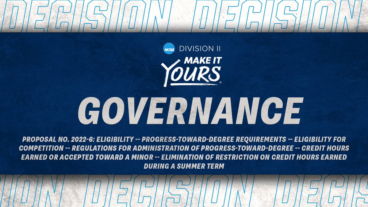 2022-6: Adopted

Intent: To permit a maximum of 6 credit hours earned during the summer term in a voluntary or optional minor to fulfill the credit-hour requirements for meeting progress toward degree.