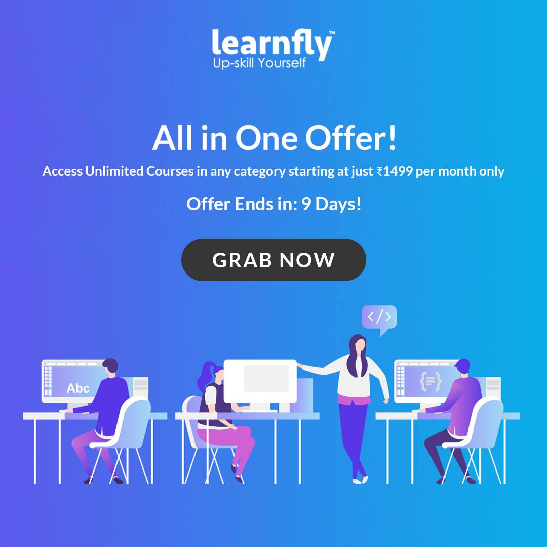 learnfly's tweet image. All in One Offer! 🤩

Access Unlimited Courses in any category starting at just 1499 Rs/- only. Offer Ends in : 9 Days! 🙌🏻

A Limited period offer, so hurry up..! ✅(Grab Now)💯

#Learnfly #courseoffer #CourseDiscount #webdesign #appdevelopment #webdevelopment #androidprogramming