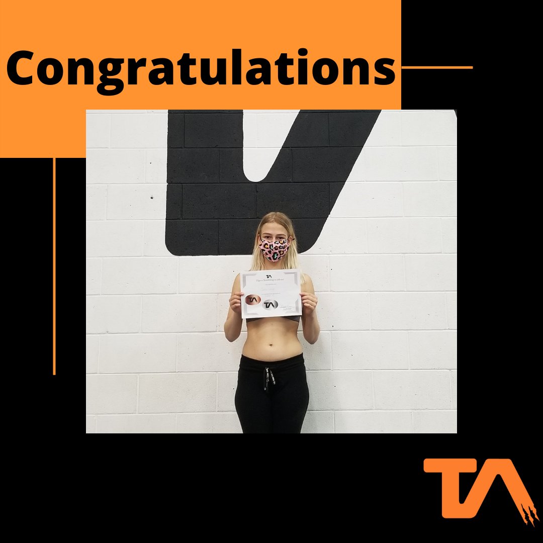 Tigers_Cheer's tweet photo. Congrats Jenna-Leigh on completing Level 3 Bronze and Silver! #TigersAthletics #TA #niagaracheerleading #FeelTheBite https://t.co/v1ZfjrUS3V