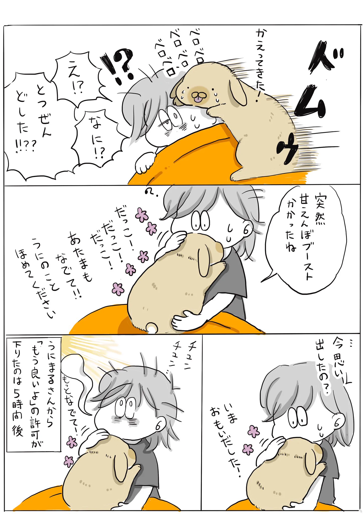 かわいすぎるうさぎさん！！5泊6日ほど家を空けた時の反応！