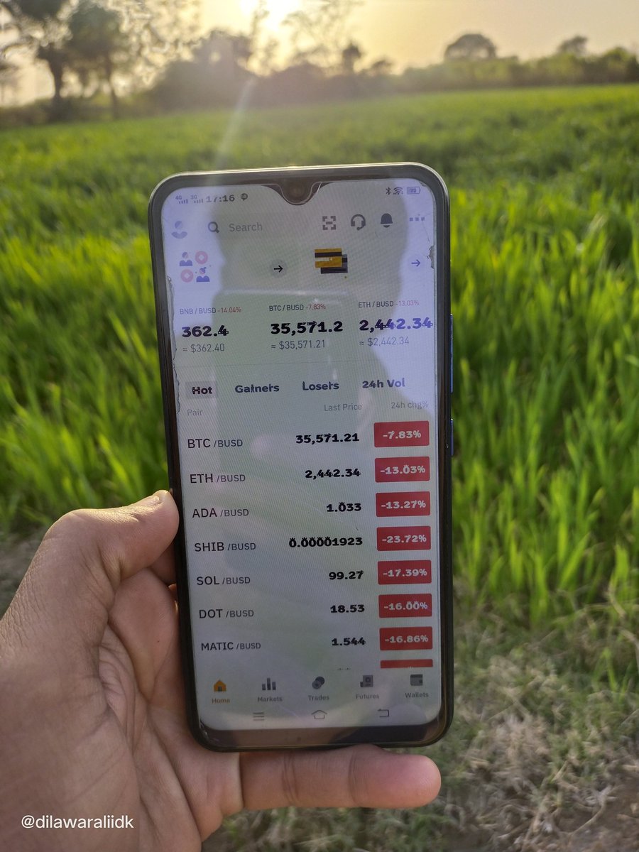 dilawaraliidk's tweet photo. Whatching Crypto Dip 🛑 at my Village Field
#BinanceView
@BinancePk
@binance https://t.co/MRuQCbwg56