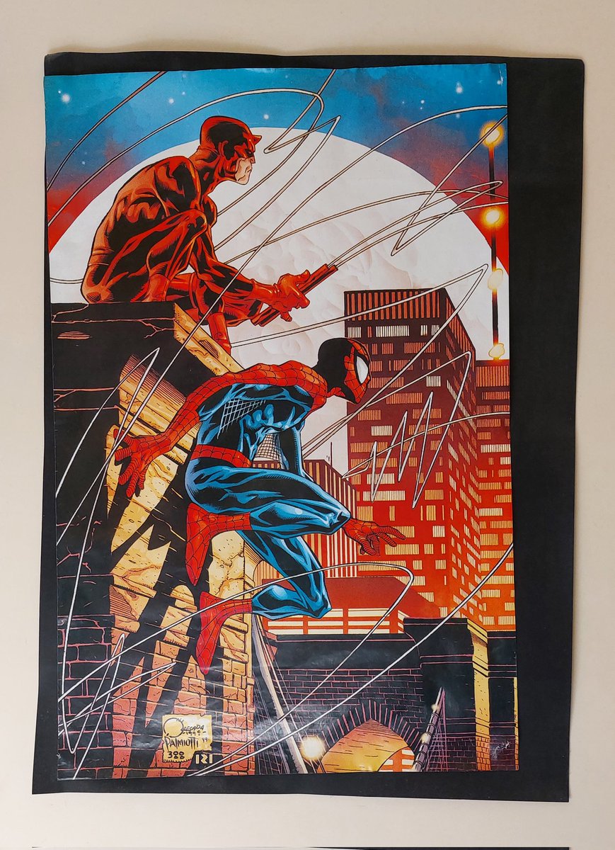 Sikeba_gt's tweet photo. I wished I lived in the states to get @jpalmiotti and @JoeQuesada sign this poster. https://t.co/8XZpRcjirI
