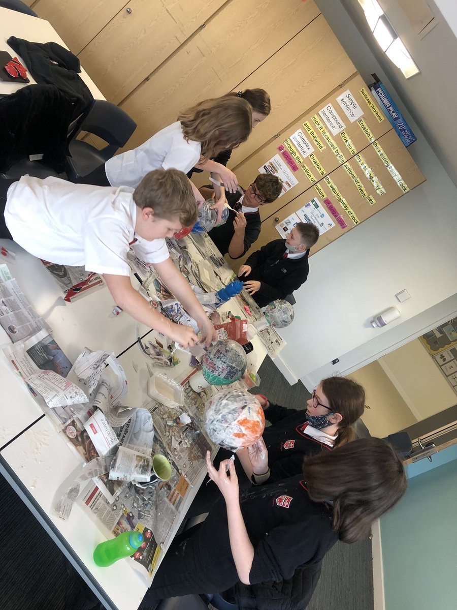 Eco club had a messy afternoon this week! What could we be making? 🤔 Stay tuned to find out! 🌳🍃