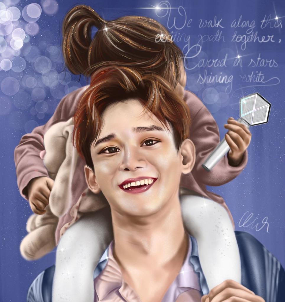 Tharu9853's tweet photo. No matter what happen, Exo-Ls always protect  you as much as we can.🥺 Saranghae daddy Chen.😍

#ProtectChen
#ProtectChensFamily
#ProtectExo
#Weareone
#Exo https://t.co/gN9LUsT2vH