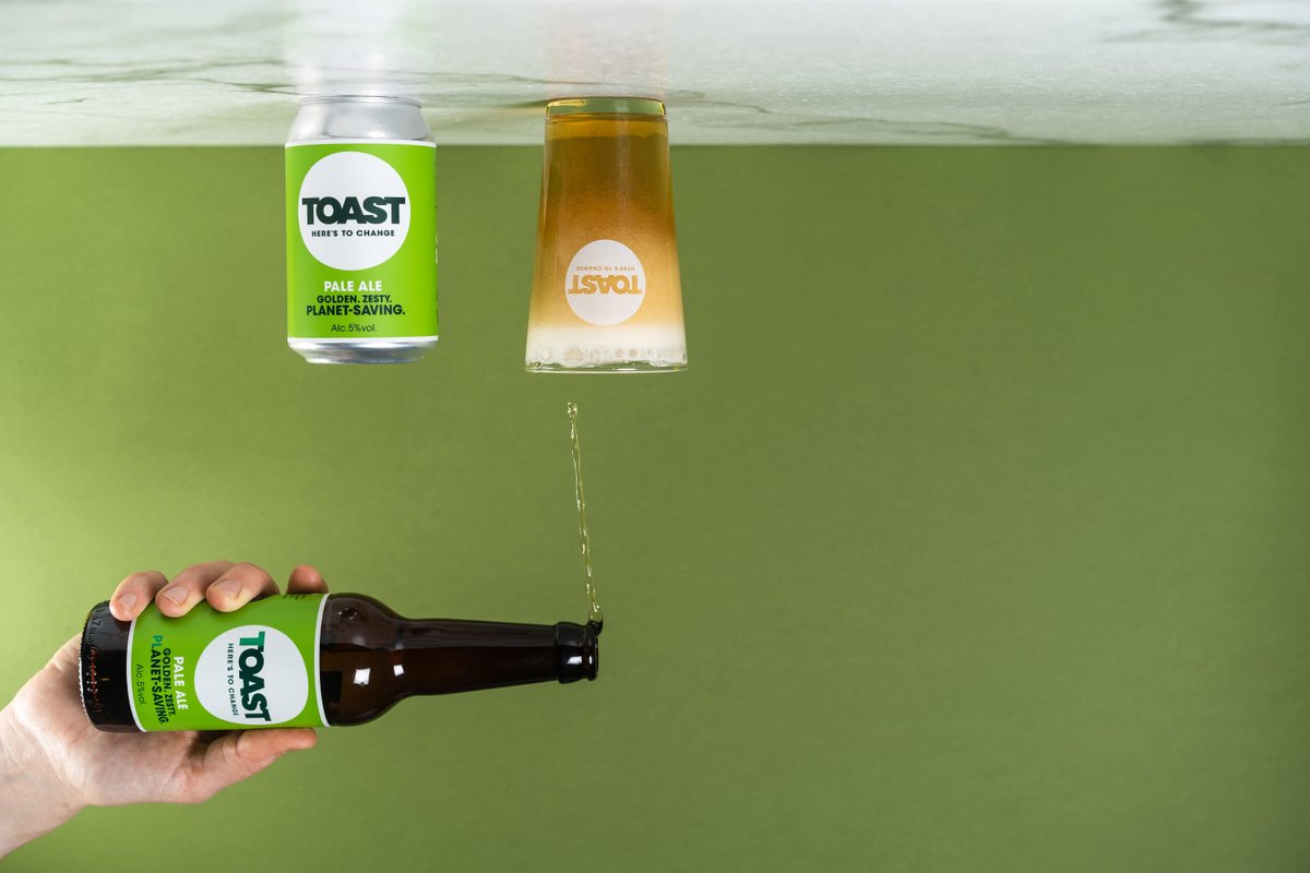 ToastAle's tweet image. Taking a different view...
We brew our all our beers with surplus fresh bread so it’s planet-saving and palate-pleasing. All our profits go to fixing the food system.
Toastale.com
#RaiseAToast #SaveTheWorld #Cheers