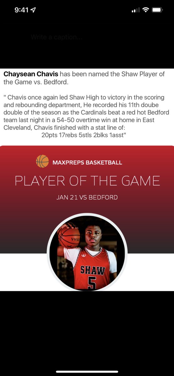 MarvRashad's tweet photo. Legendary Performance last night..So proud of you dude 🤞🏾⚫️🔴 #YeahShaw @LakeErieLeague @NEOZoneHS @3rdcoast_Newt @mgoul @ChayseanC https://t.co/7UI42YXhm6