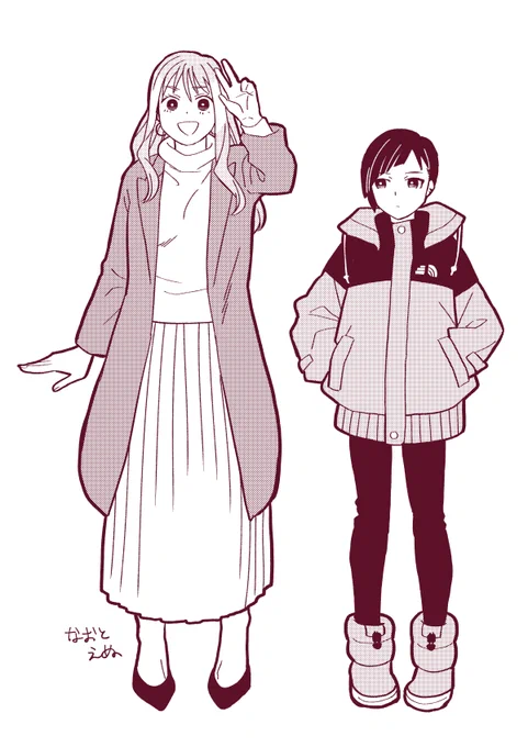 男男だけじゃなく女女でも結局こういうのが好きだな… というらくがき 
