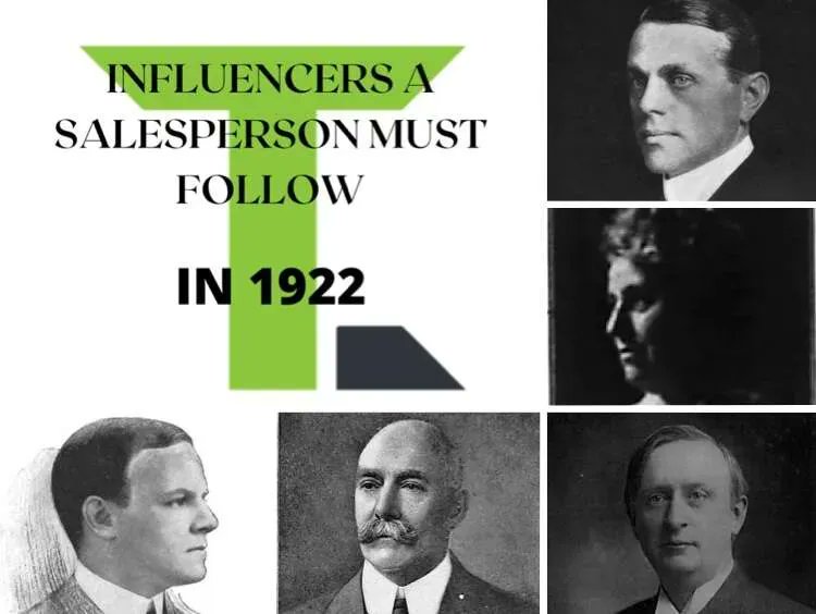 SalesHistorian's tweet photo. The #sales #influencers you should be following - you can find those lists anywhere. But how about a breakdown of who you would been following 100 years ago? I'm just the nerd to break that down for you.
@saleshistorian 
#salesenablement #salesinfluencers

https://t.co/bZEg0u89pz https://t.co/czRPGFmzMe