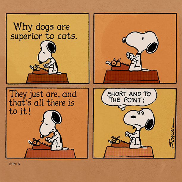 Snoopy's tweet photo. Are you a dog or cat person? https://t.co/VzXpReNZsH