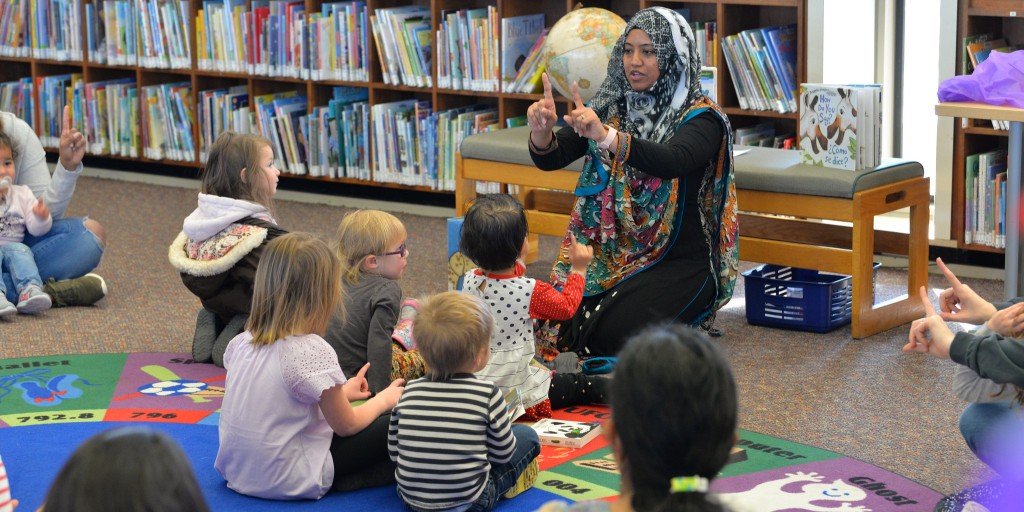 Celebrate winter at A.V. Sorensen Branch &amp; Community Center's Tiny Tot Winter Party &amp; Storytime on 1/25 at 10AM! Listen to stories, make a craft, and get the wiggles out in the gym and bounce house! This free event is for children ages 5 and younger. bit.ly/3FLE6IF