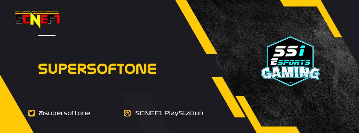 #SCNEF1 | ¡ 🇪🇸 SUPERSOFTONE!

¡Comenzamos las presentaciones de hoy con <a href="/supersoftone/">SuperSoftOne🏁SS1🏁Campeonatos de F1 virtual</a>! 

SS1 llega a esta nueva temporada con ganas de seguir progresando y después de una gran T13 en SCNEF2, donde se hicieron con la P3 final.

Competirán en la SCNEF1 PlayStation... ¡Mucha suerte!