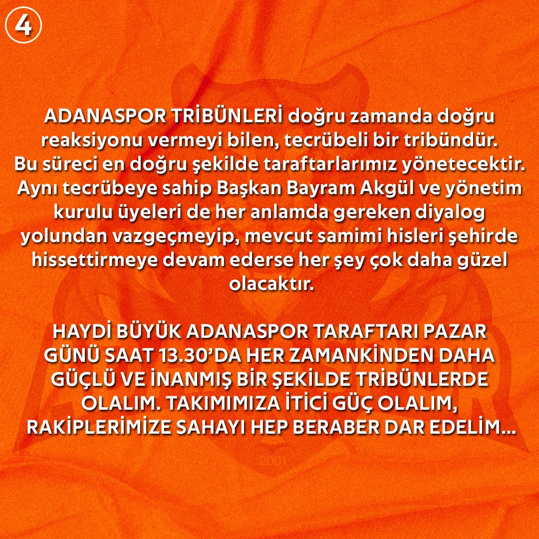 HER ŞEY ASIL ŞİMDİ BAŞLIYOR! #Adanaspor