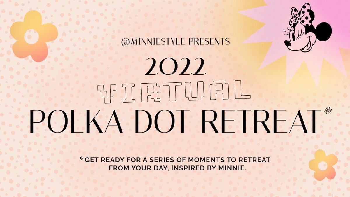 Celebrate Minnie Mouse and National Polka Dot Day with <a href="/MinnieStyle/">α∫κα</a> Presents: Virtual Polka Dot Retreat Hosted on Instagram and Inspired by our Favorite Lifestyle Muse dlvr.it/SHc714 #disneycreators