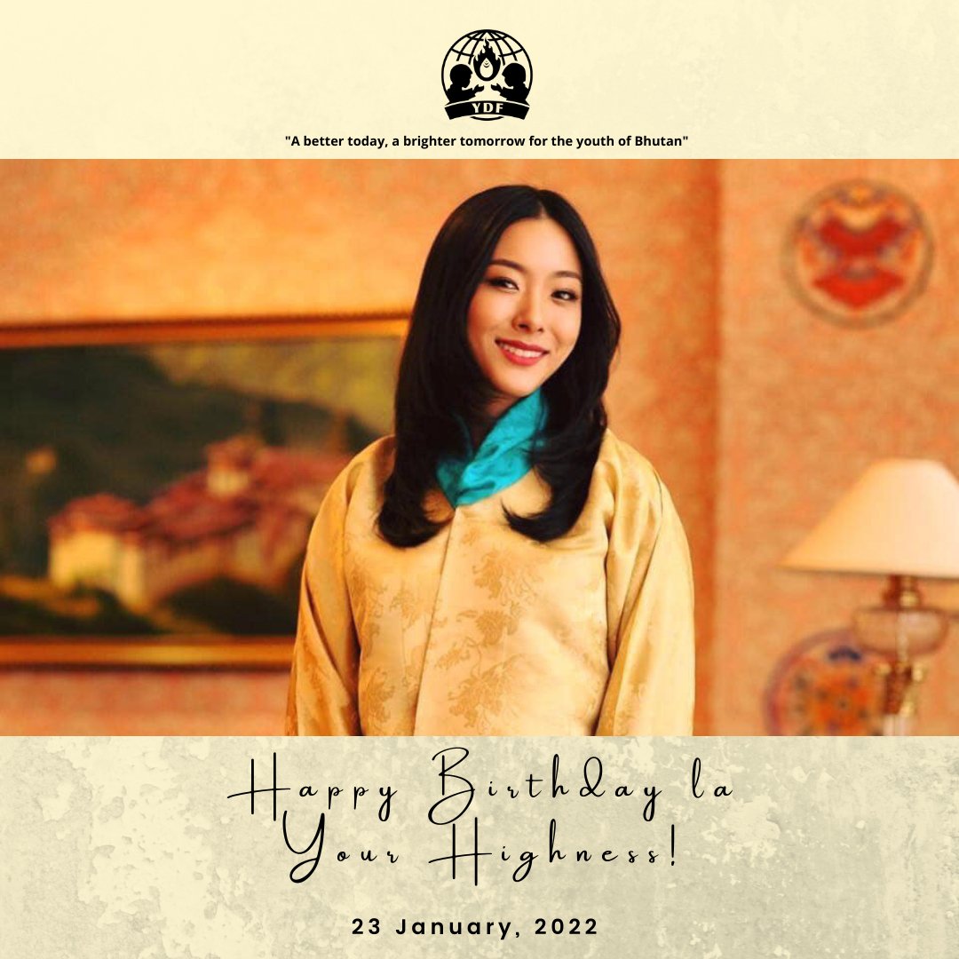 BhutanYdf's tweet photo. On the occasion of our beautiful HRH Princess Kesang Choden Wangchuck's birth anniversary, the YDF family offer our deepest prayers and good wishes for HRH's happiness and eternal well-being.  

Happy Birthday la Your Highness! https://t.co/fMFjw3sDti