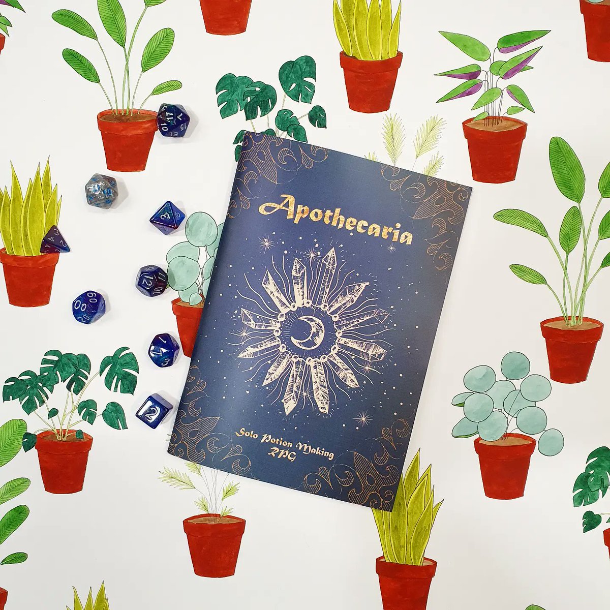 BlackwellEdin's tweet photo. Apothecaria is a #solojournalling RPG in which you take the role of a village witch creating potions for villagers, adventurers and monsters that comes to you for help. Really easy to play, this beautiful #RPG is for all of you who spent their 2 lockdowns playing Stardew Valley. https://t.co/j6z97lotUK