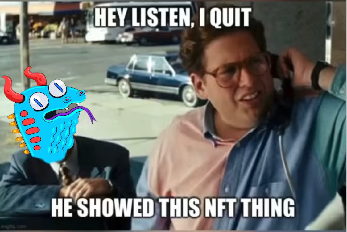 WHEN YOUR LIFE IS ABOUT TO CHANGE BECAUSE YOU’RE EARNING MORE THAN PEOPLE EARN IN YEARS SALARY.. $LOOMI #NFT @CBCreepz COLD BLOODED CREEPZ