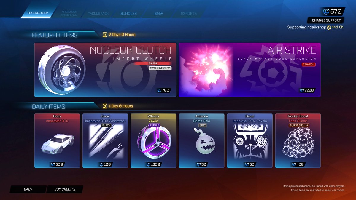 Rocket League Shop Rldailyshop Twitter