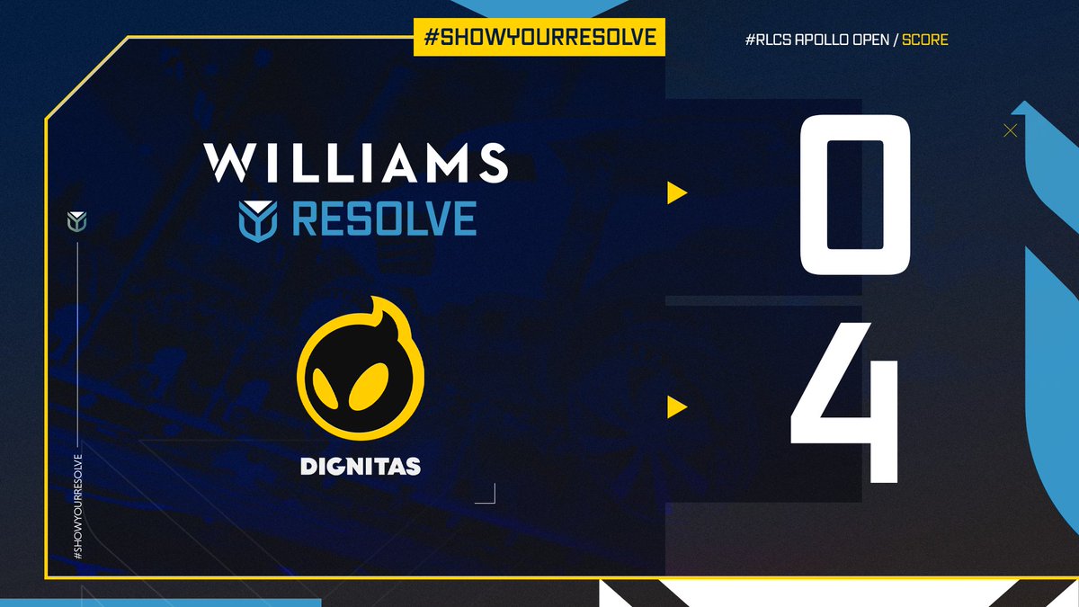 RSVGG's tweet photo. Our #RLCS run comes to an end as we fall at the hands of @DignitasRL 👊

We finish T6 at Winter Regional 1 👏

#ShowYourResolve https://t.co/y5KzJnY5i6
