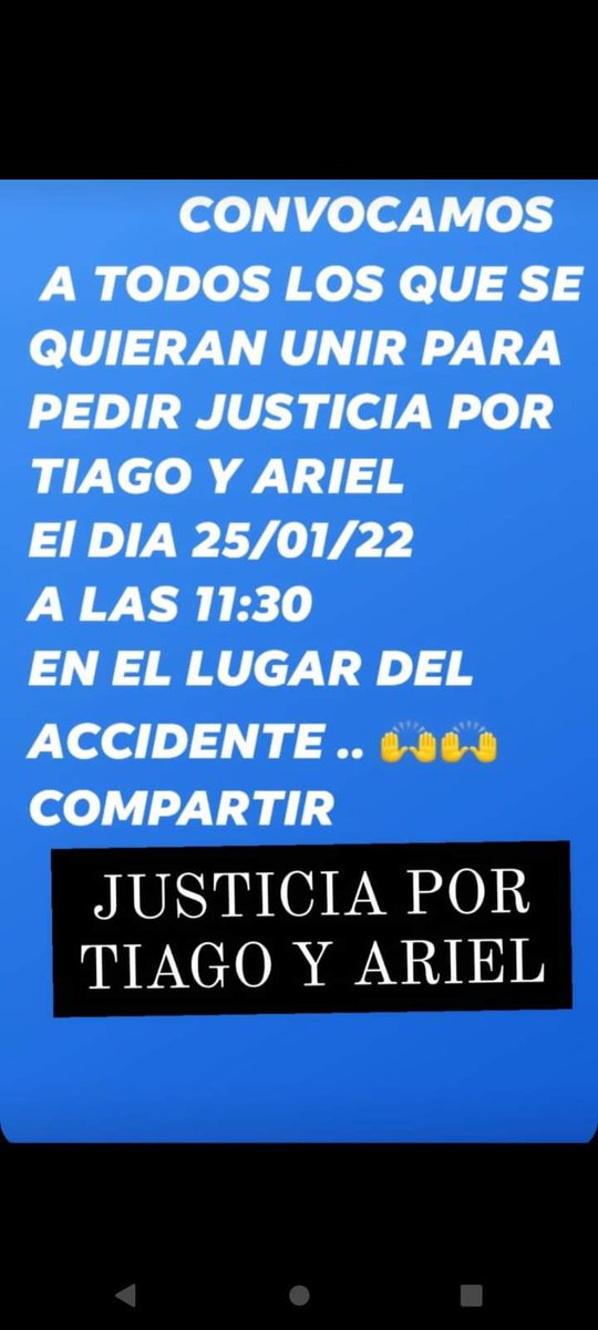 No saben lo feo que es ver a mis papás llorar todos los días, tener que obligarlos a comer, a hacer algo, a seguir sus medicamentos anteriores, etc. Yo no soy la misma, ellos mucho menos. Solo quiero q me ayuden a difundir y que las personas q puedan nos apoyen ese día. Gracias❤