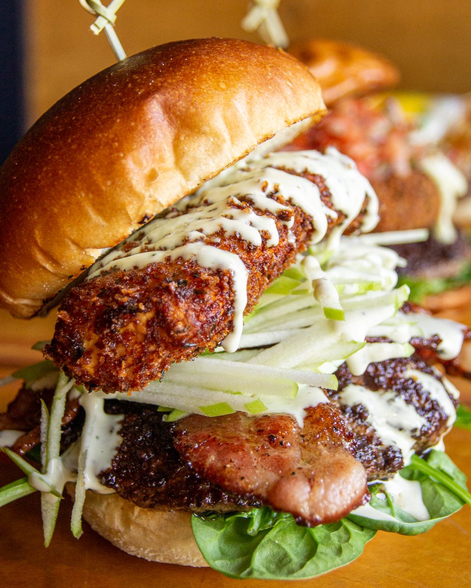 hambrgr's tweet photo. The "Oh! Brie-Have" #ChefSmash is only available for one more week, fam. Don't think, just try it! π
Available until January 26th.
Make a reservation to try this iconic #ChefSmash: https://t.co/C1yqeYHaEW
#EatHambrgr #featuredburger #burgersandbeer #Hamilton #StCatharines https://t.co/9gnMItZsDd