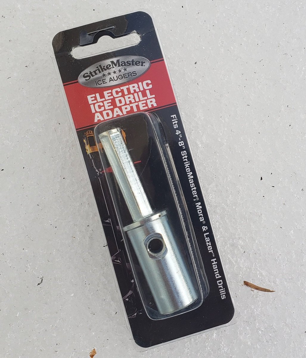 dc__outdoors's tweet image. Picked up this adapter that will let me hook up my manual ice auger to my cordless battery drill for power drilling ice fishing holes. I'm curious to see how it works!

#IceFishing #strikemaster #icedrilladapter #dcoutdoors #IceFishinggear