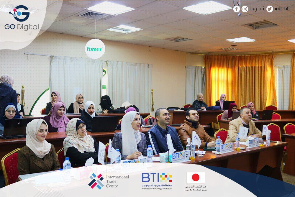IUG_BTI's tweet photo. صوت تصفيق، تشجيع وحماس، و فخر كبير و القليل من الخوف والكثير من الإبداع 🤩.  كان هذا ملخص عروض متدربي المسار الأول والنوعي في فلسطين "أتمتة المناهج" 

هذا المسار يعتبر أحد مسارات مشروع GoDigital والذي تنفذه الحاضنة بتمويل من الحكومة اليابانية و إدارة (ITC)

 #BTI #TIC #E_Learning https://t.co/PNX81SAZE8