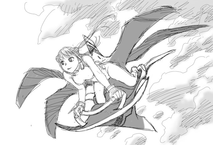 ラクガキとか遊びで描いた絵や仕事絵を元に修正加筆した悪あがき絵など…42

ただのラクガキ😅 