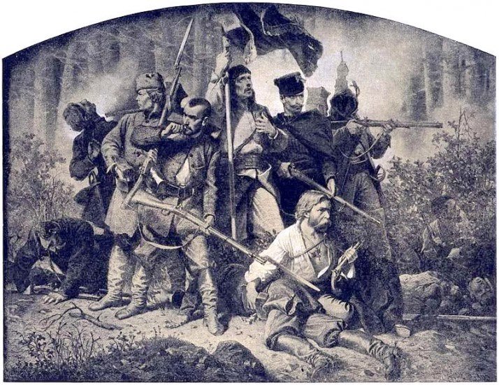 Polish_Traces's tweet photo. #OTD in 1863 the #JanuaryUprising started, the biggest #Polish uprising. Over 1200 battles and skirmishes, mostly #guerrilla style. Fights ended after almost two years, followed by severe repressions from tsarist Russia. More about it here: https://t.co/HZrL71x0em https://t.co/l5FYbYAi69