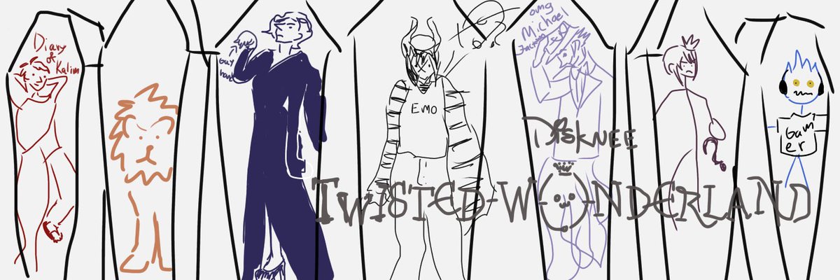 pdtwst's tweet photo. #twsten #twsttwt #promotwt 

hello, we are poorly drawn twst !! we decided now would be a good time to join in on the fun and help welcome in some new players with some fun doodles !!

-🍡, ♠️ https://t.co/T8Lmo5pc6w