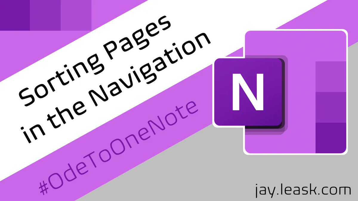 buckleyplanet's tweet photo. #OdeToOneNote – Sorting Note Pages, via @jayleask https://t.co/VWA8GdsGEd https://t.co/R33tAzywaB