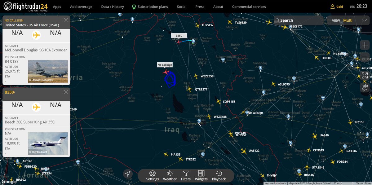no_itsmyturn's tweet photo. AAR pattern, W of Baiji #Iraq 🇮🇶 
#USAF 🇺🇸 KC-10A #Tanker 
#AE021B | 84-0188 | #MOJO87 https://t.co/RWuLEiiOsS