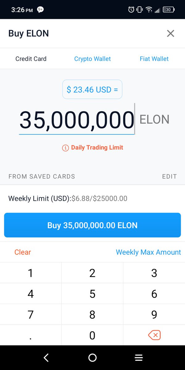We will probably never see this again after the bull run, a couple days ago it was almost 50 dollars for this many #elons. @Dogelonmars